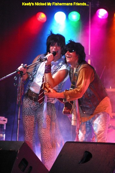 Rolling Stones by Rollin Clones Tribute Act at Devizes Corn Exchange with Effects lighting by Lightprovider